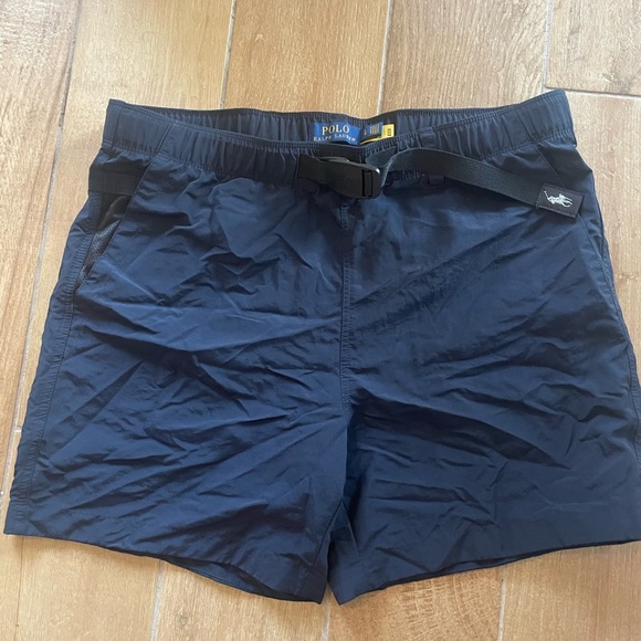 Polo by Ralph Lauren 6-in Water Resistant Hiking Shorts in Navy Men's Large - Picture 4 of 11